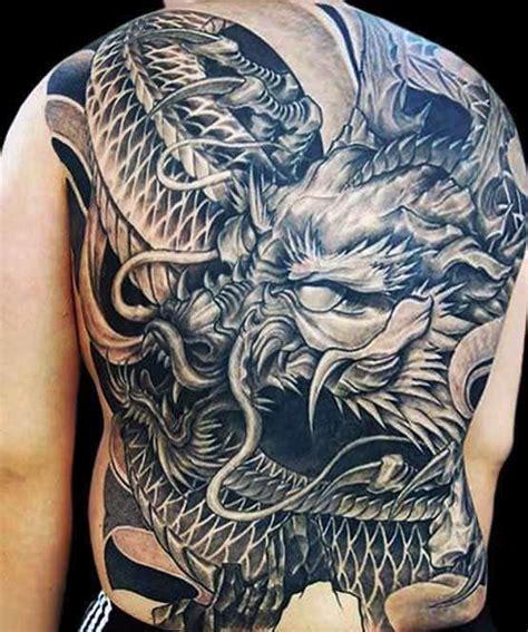 60 Stunning Dragon Back Tattoo Designs for Men