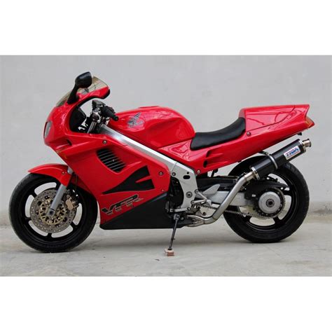 Ligne Compl Te Tyga Performance Silencieux Carbone Rond Honda Vfr