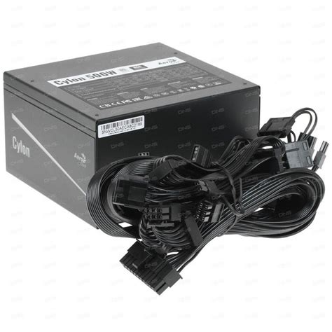 Блок питания AeroCool Cylon 500W (4718009153349) черный - 500 Вт, 80 ...