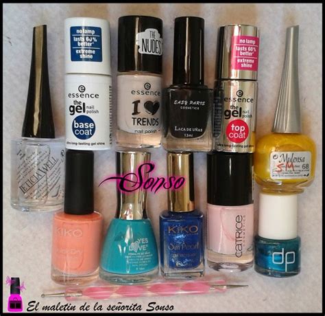 El Maletin De La Se Orita Sonso Manicura Nude Pegatinas Caseras Colibr Harunouta