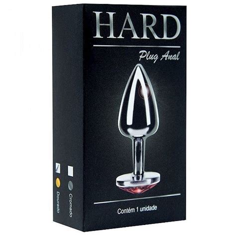 Plug Anal Metal Pedra Hard Sex Shop Loja Fetiches