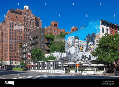 W 22 St 10th Ave Mural With Andy Warhol Frida Kahlo Keith Haring J