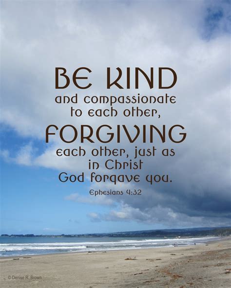 Be Kind Ephesians 4:32 Original Photography Print 8x10