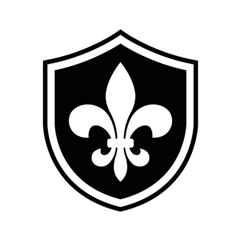 Fleur De Lis Icon Vector Design Template In White Background 40982753