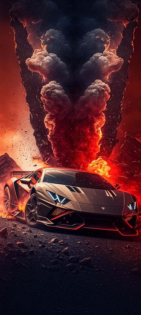 Lambo On Fire Iphone Wallpaper K Iphone Wallpapers Car Wallpapers