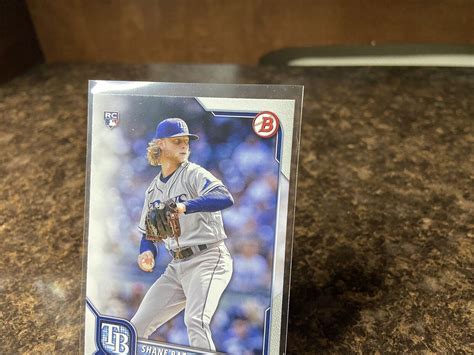 Shane Baz Bowman Baseball Rookie Rc Tampa Bay Rays Ebay