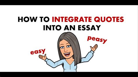 How To Properly Integrate Quotes In An Essay Part Youtube