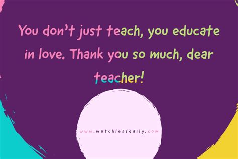 100+ Inspirational Sweet Messages for Teachers (2019) - Matchless Daily