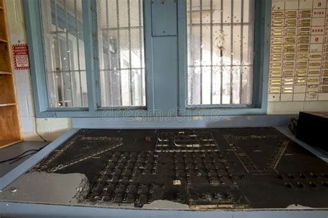 prison control room stock   royalty  stock