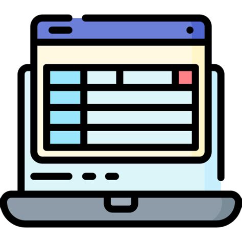 spreadsheet special lineal color icon