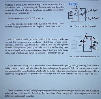 answered problem  initially  switch  fig     position