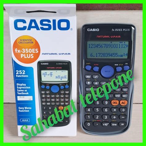 Jual Kalkulator Scientific Casio Fx Es Plus Original Shopee Indonesia