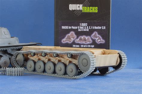 1 35 QuickTracks T 35012 Tracks For Panzer II Ausf A B C F