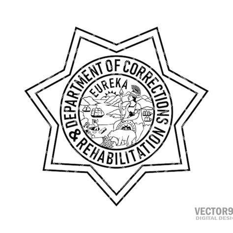 Department Of Correction Badge Png Etsy