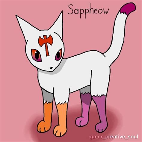 I designed a lesbian pride pokémon r actuallesbians