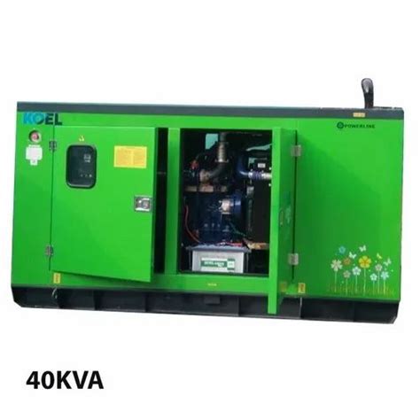 40 Kva Koel Green Diesel Generator 3 Phase At Rs 525000unit In Koch