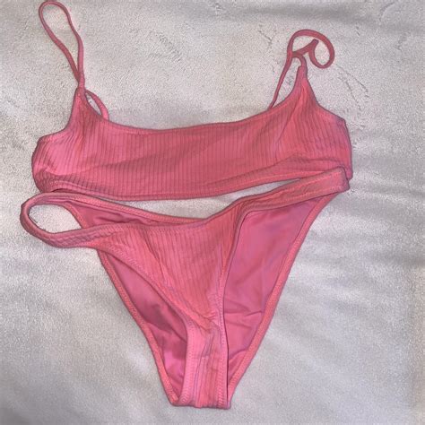 Triangl Bikini Triangl Bikini Pink Depop