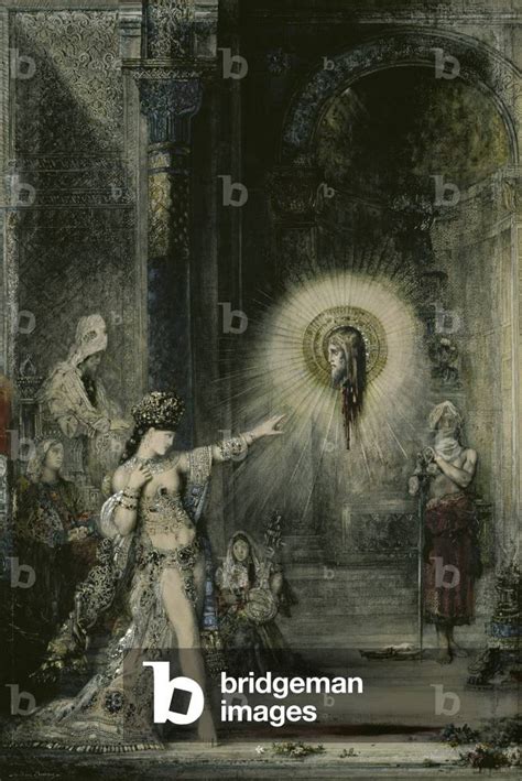 image   apparition salome   watercolour  moreau