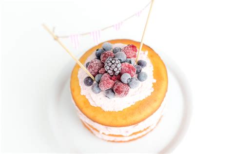 Naked Cake Rezept Mit Himbeer Mascarpone F Llung