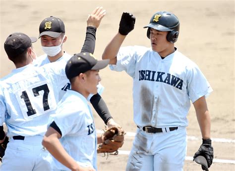 学法石川競り勝ち聖光学院との準決勝へ 上野洸明2安打1打点と堅守で勝利に貢献 高校野球写真ニュース 日刊スポーツ