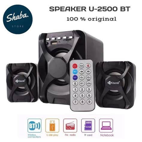 Jual SPEAKER BLUETOOTH KISONLI ORI 2 1 GAMING SUPER BASS PROFESIONAL