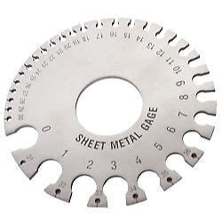 Sheet Metal Gage Thickness Gauge Measuring Tool