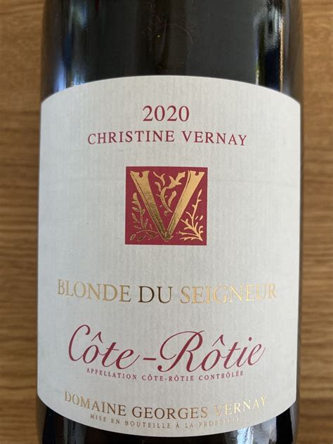 Domaine Georges Vernay Cote Rotie Blonde Du Seigneur