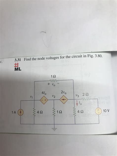 Answered 3 31 Find The Node Voltages For The… Bartleby