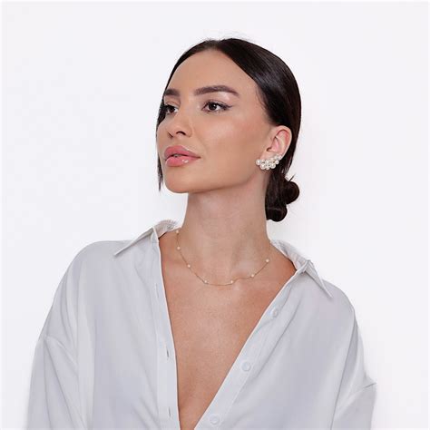 EAR CUFF PÉROLAS M Acessorios Blanc Semijoias Sofisticadas