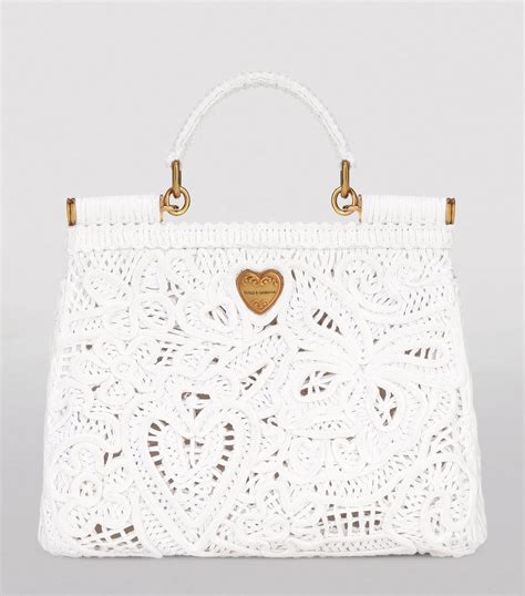 Dolce And Gabbana Multi Small Cordonetto Lace Sicily Bag Harrods Uk