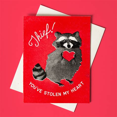 Thief Risograph Greeting Card Bromstad Printing Co