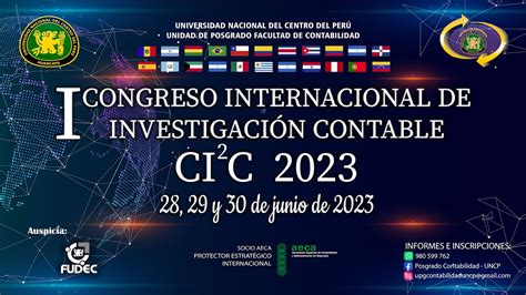 I Congreso Internacional De Informacion Contable Youtube