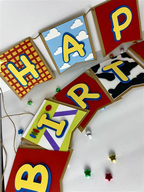 toy story inspired birthday banner toy story birthday party etsy uk