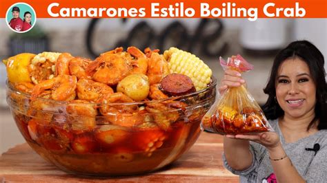 Camarones En Bolsa Estilo Boiling Crab Receta Mejorada YouTube