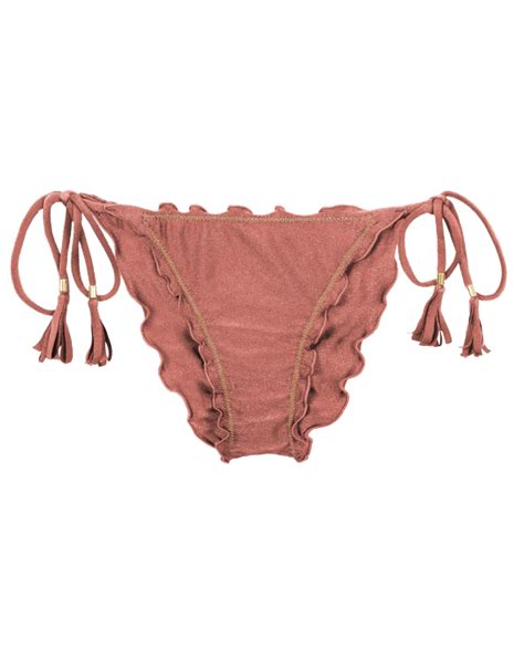 Bikini Altı Bottom Shimmer Copper Frufru Comfy Marka Rio de Sol