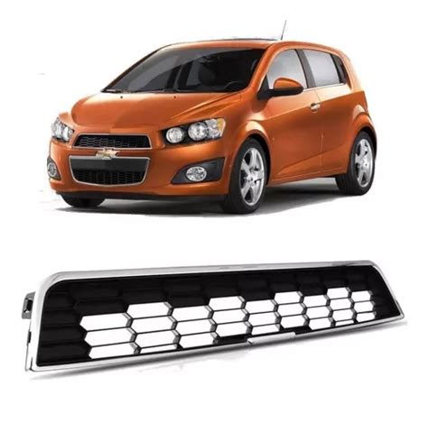 Rejilla Superior Paragolpe Delantero Chevrolet Sonic Cromada