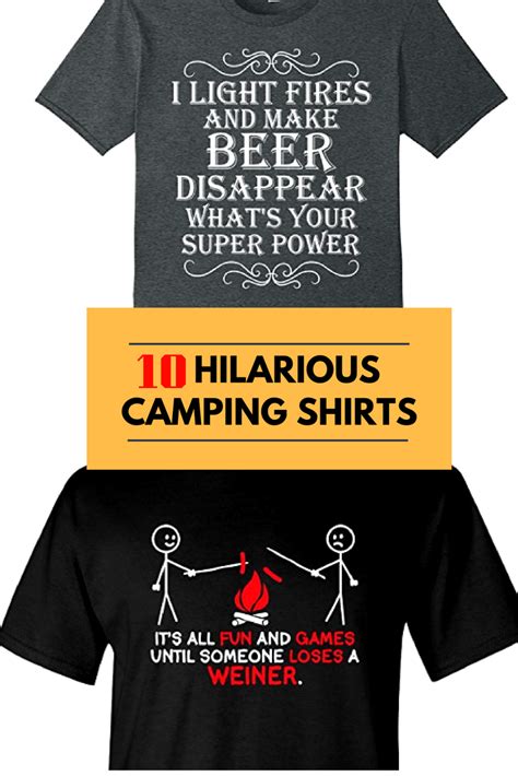 T Ideas 10 Funny Camping Shirts Dang Travelers