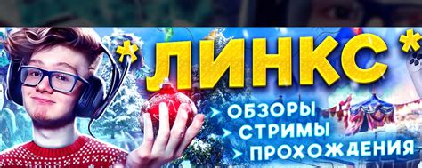 "Линкс | Обзоры, Стримы, Прохождения!" 2024 | ВКонтакте