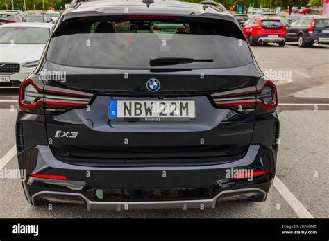 Beautiful back view of 2023 BMW iX3 M Sport - Electric SUV black car ...