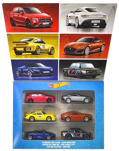 Hot Wheels Zestaw Prezentowy Kolekcjonerski Autek European Car Culture Ulubiony Bohater