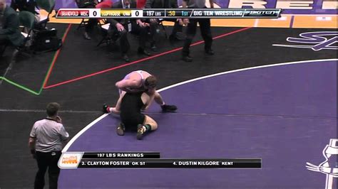 Trevor Brandvold Vs Luke Lofthouse 197 2011 Big Ten Wrestling