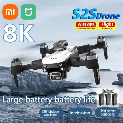 Дрон Xiaomi Mijia S2S 8K HD с двойной камерой | AliExpress