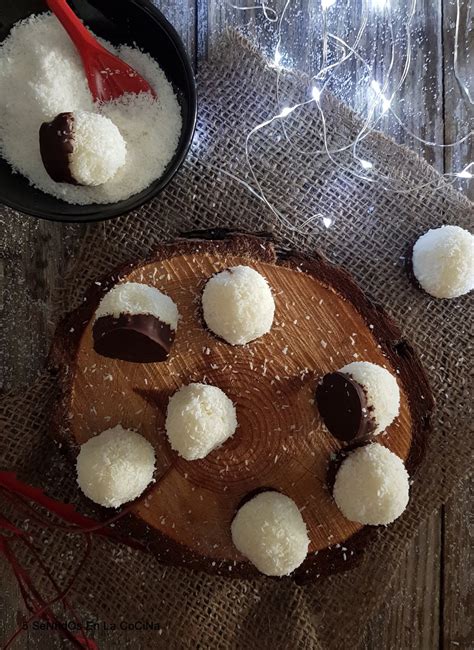 Sentidos En La Cocina Bolitas De Coco Y Chocolate