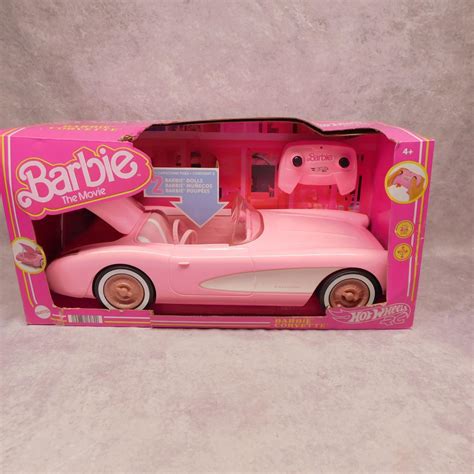 Mattel Hot Wheels Barbie The Movie RC Corvette Car Depop
