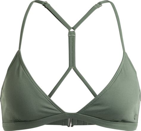Roxy ROXY PRO THE CUT BACK FIXED TRIANGLE Bikini Top Agave Green Warehouse One