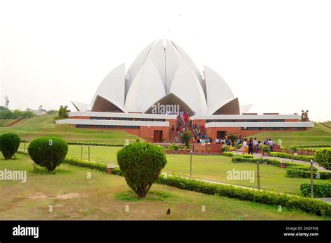 The Lotus Temple Located In Delhi India Is A Baháʼí House Of Worship