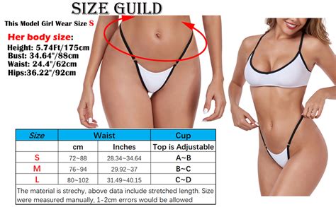 Amazon SHERRYLO G String Bikini Extreme Micro Thong Bikinis Mini