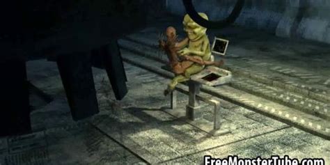 D Monster Screw A Big Tits Being Fucked Hard By Aa Alien Tnaflix
