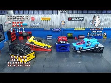 Como Hacer Mini Rampa De Exhibicion Para Hot Wheels Diy Bricolage Garagediy Youtube Hot