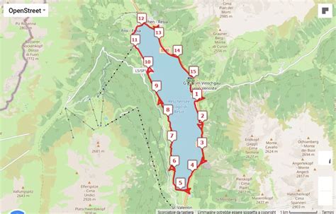 Giro Lago Di Resia D Video Course Map Of Km Race